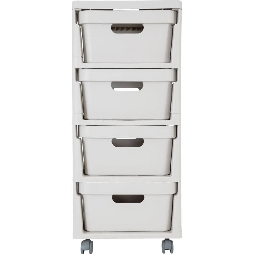 Комод LUXE 4 ящика 30x38.5x69 см пластик цвет бежевый 82995144 STLM-2109555 Santreyd  - Вид №2