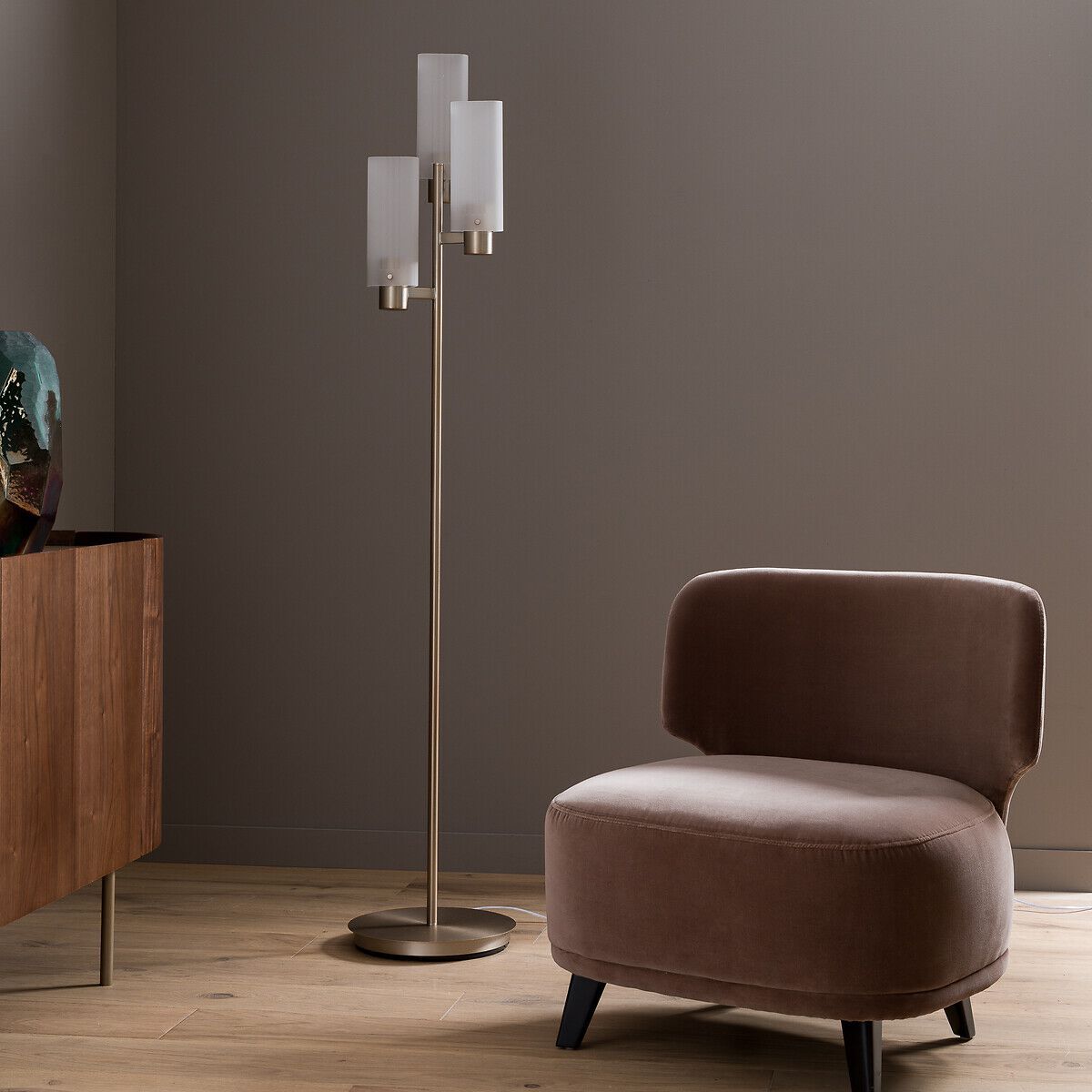 Пескоструйная стеклянная светодиодная напольная лампа AMPM Strozzi ARCH-00024427 - Вид №2