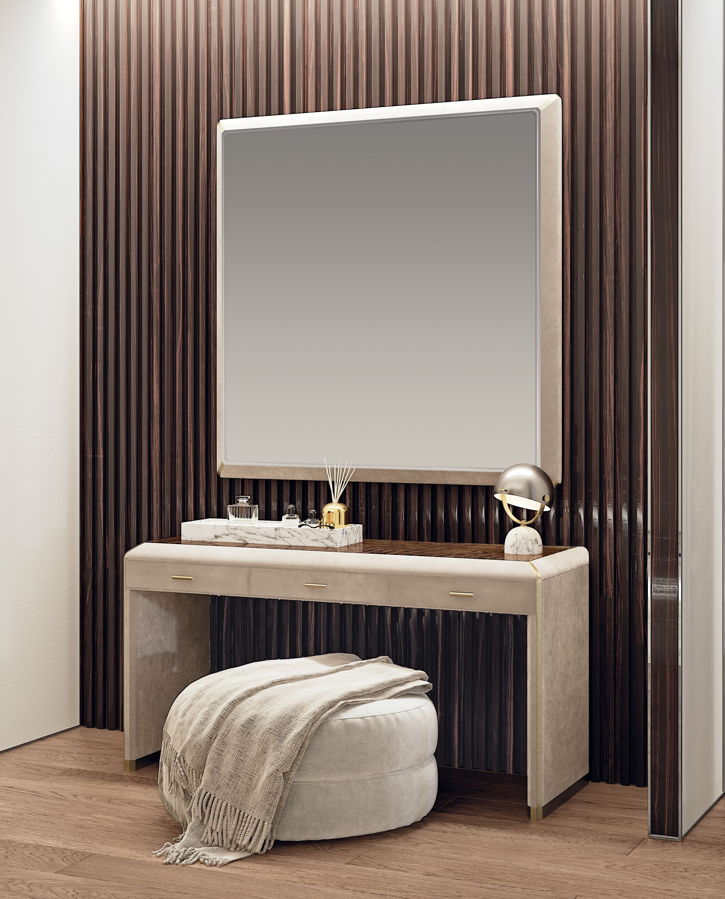 Деревянная прямоугольная консоль с ящиками Capital Collection ARCH-00058089 - Вид №3