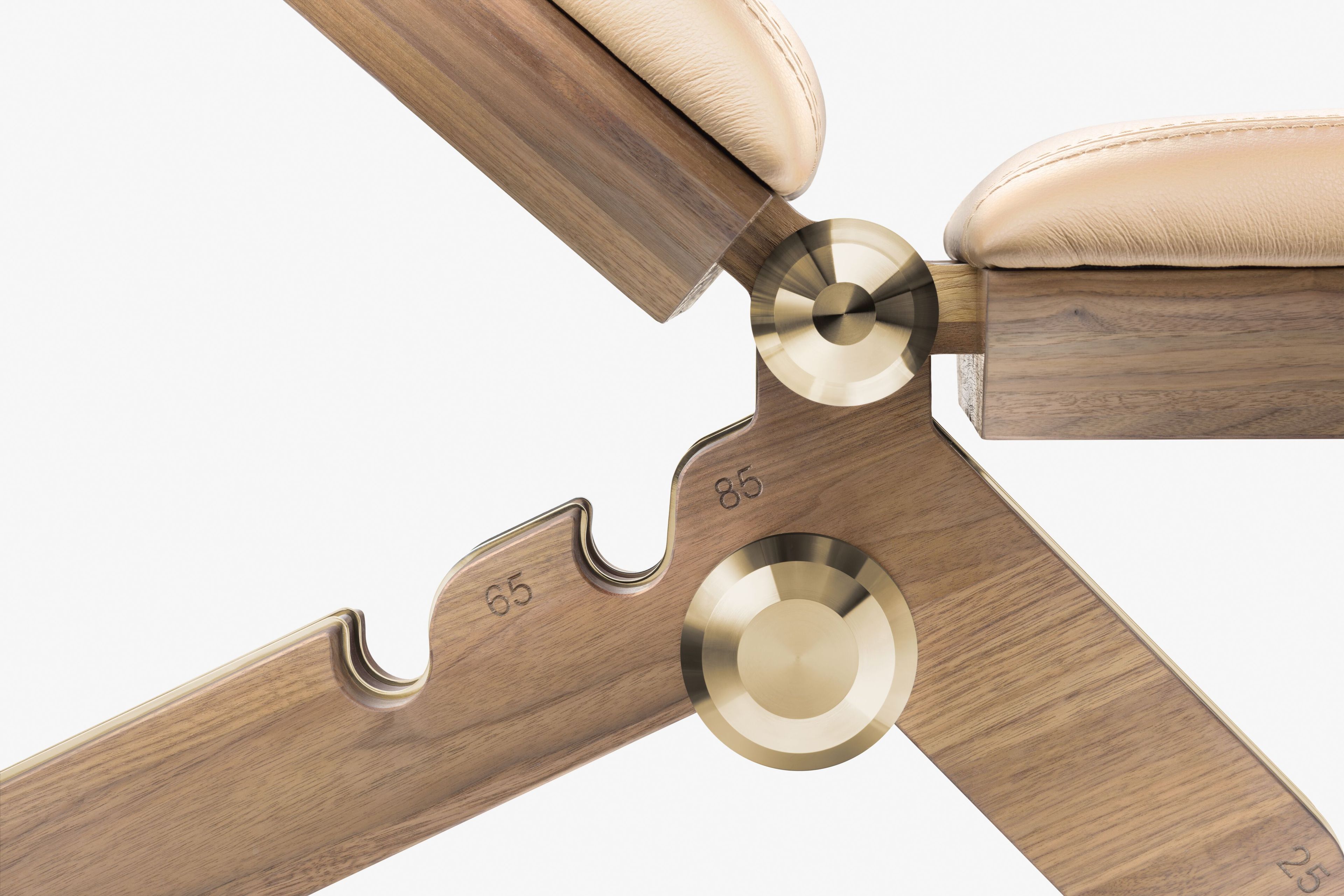 Скамья для пресса из грецкого ореха и кожи PENT BANKA ADVANCE ARCH-00125671 - Вид №9