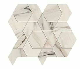 Мозаика Marvel Bianco Fantastico HEX 25,4x29,6