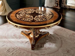 Modenese Gastone Круглый стол для гостиной из массива дерева Casanova