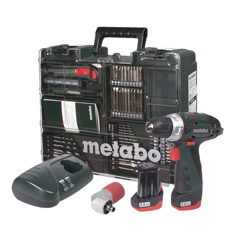 Шуруповерт Metabo PowerMaxx BS Quick Pro, Li-ion 10,8 В, 2-4 Ач STLM-2208438 - Вид №3