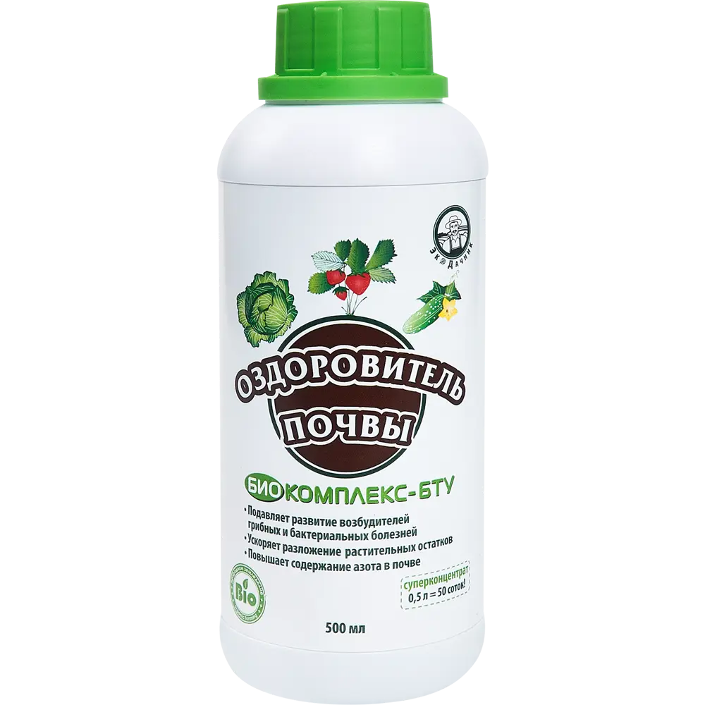 Экодачник Био Комплекс БТУ - универсальное удобрение для оздоровления почвы 500 мл 86481303 STLM-0069122