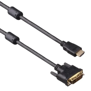 Кабель HDMI-DVI ExeGate EX-CC-HDMIM-DVIM-1.8 dual link 2 фильтра 1.8 м