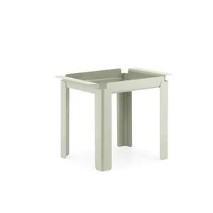 Металлический столик Box маленький 40х48х33 см, цементно-серый
