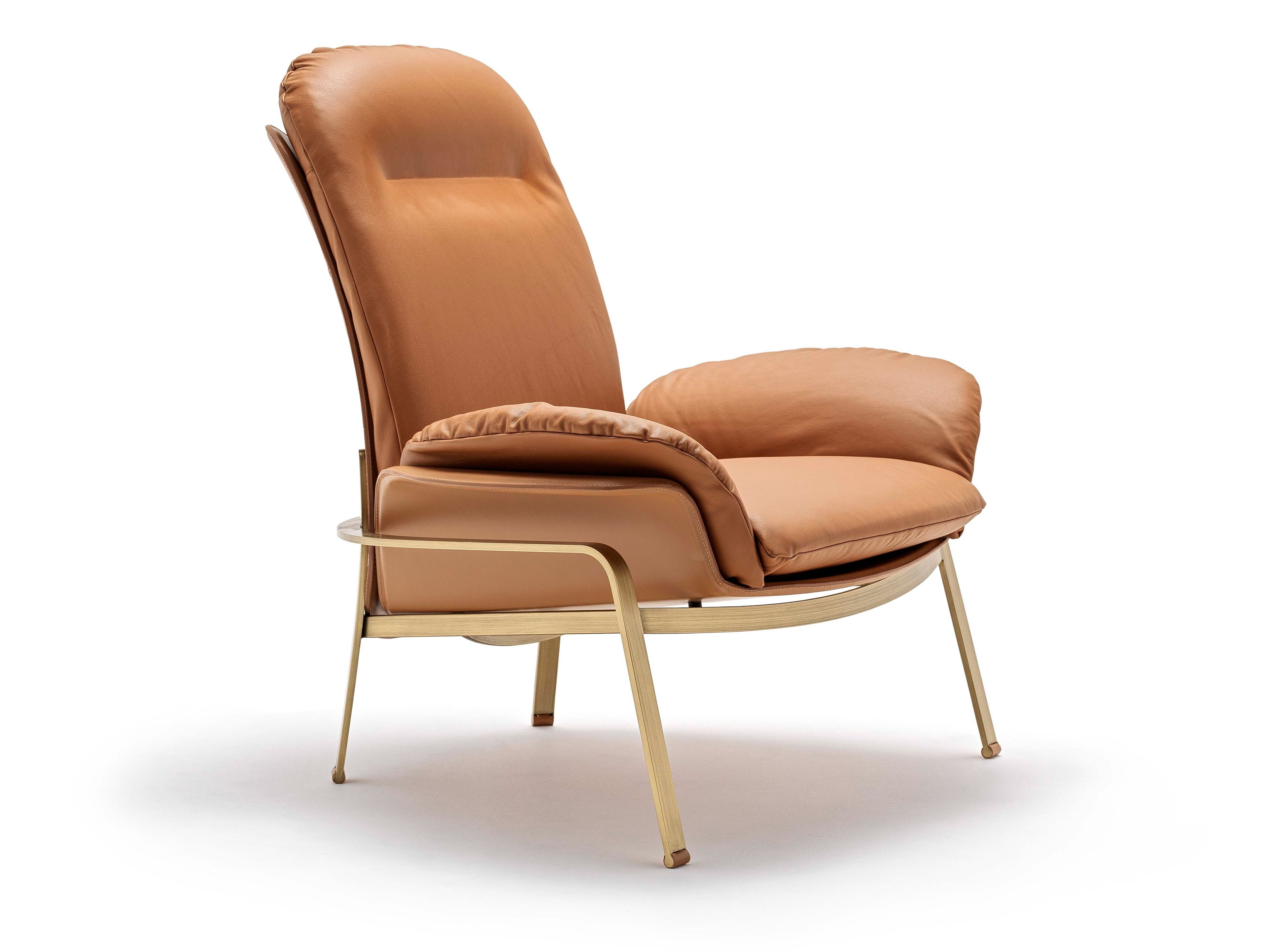 Кожаное кресло с подлокотниками Fasem Electa ARCH-00032939 - Вид №7