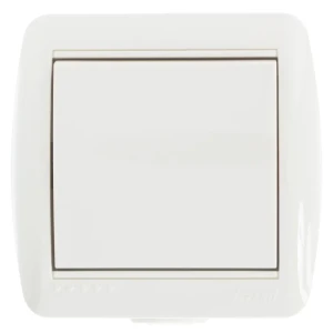 Выключатель Lezard Nata цвет кремовый