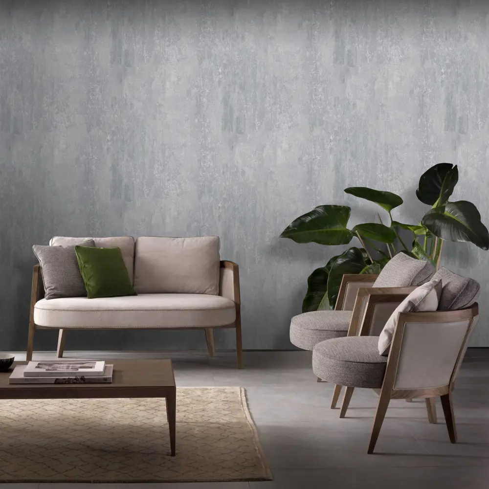 INSPIRE Loft - Флизелиновые обои темно-серые для стильного интерьера 86489100 STLM-0813830 - Вид №3