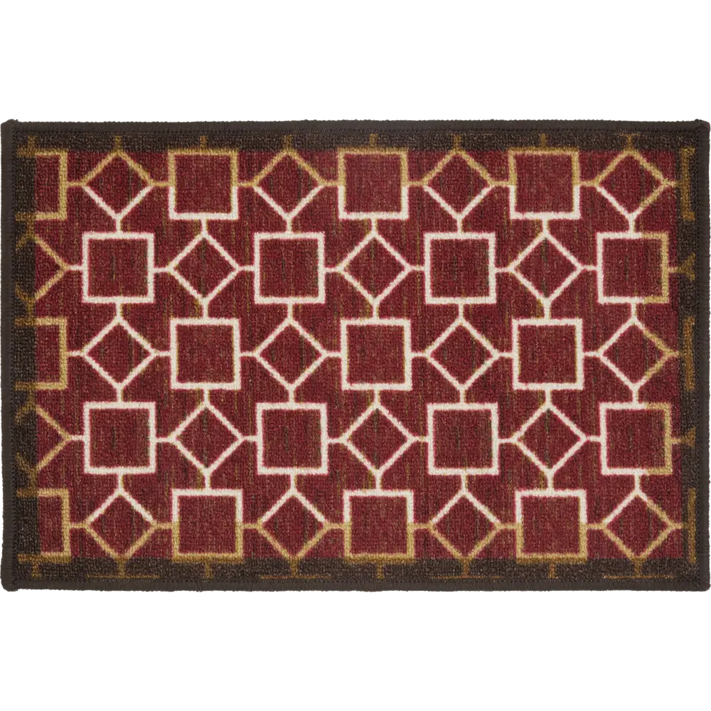 Коврик Ctim Стелла 40x60 см нейлон цвет красный STLM-2103431