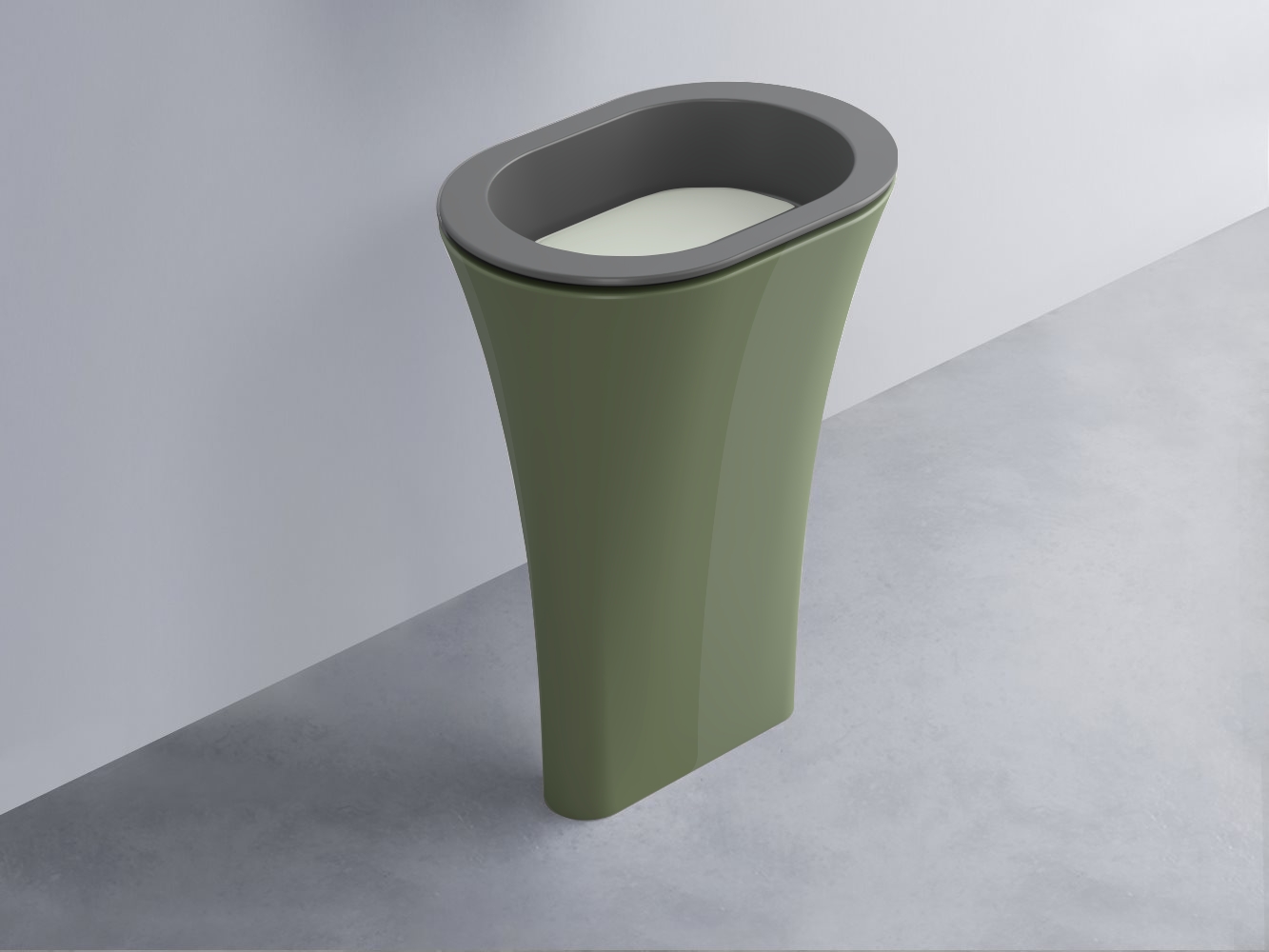 AMLA65-CM+AMPILO-PM+AMCOLO-AG Раковина Amedeo Ovale отдельностоящая cielo Enjoy + Amedeo Ceramica Cielo