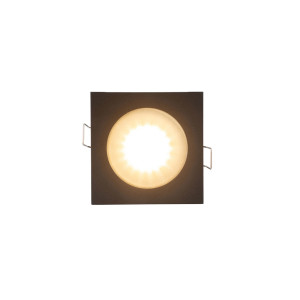 90677783 Светильник точечный светодиодный встраиваемый DK3015-BK 1.50 м² нейтральный белый свет цвет черный STLM-0334488 DENKIRS