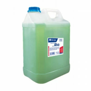 M3Z Зеленое жидкое мыло ALVA, канистра 5 кг, аромат цитрусовых Merida