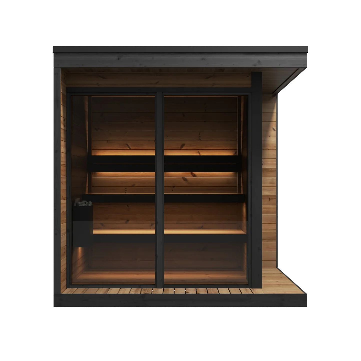 Деревянная сауна на открытом воздухе Saunamo Hiki ARCH-00130339 - Вид №3