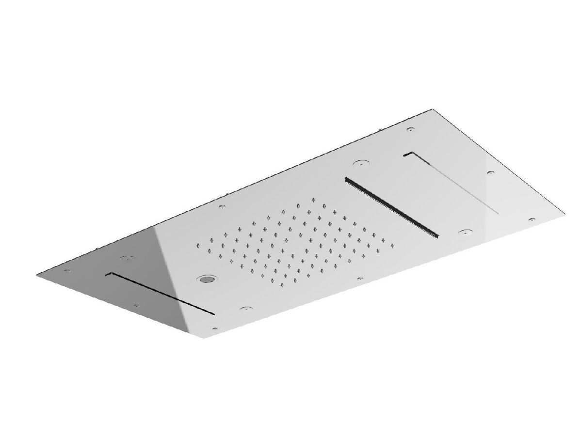 Потолочная душевая головка с 4 струями из нержавеющей стали Rubinetterie Frattini душевые ARCH-00102066 - Вид №4