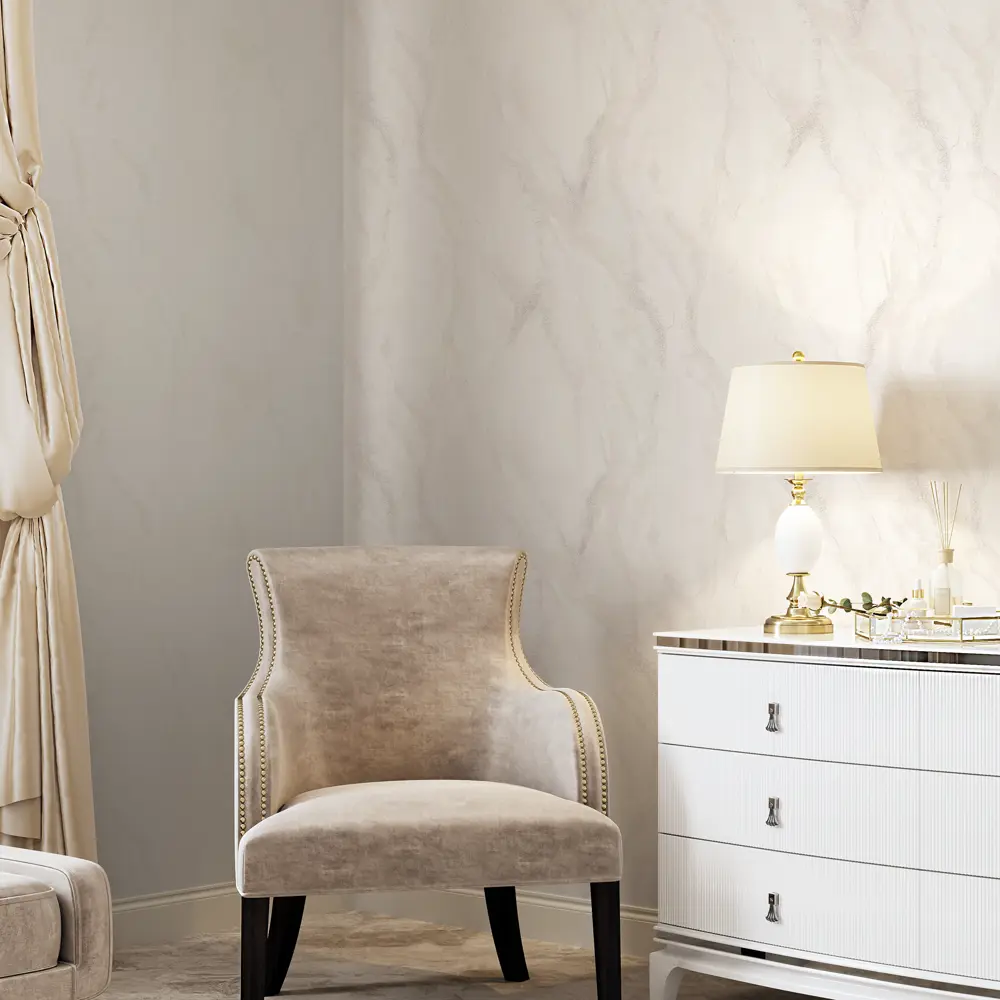 Обои Palitra Home Marmalit светло-бежевые с абстрактным узором 89406591 STLM-1566461 - Вид №5