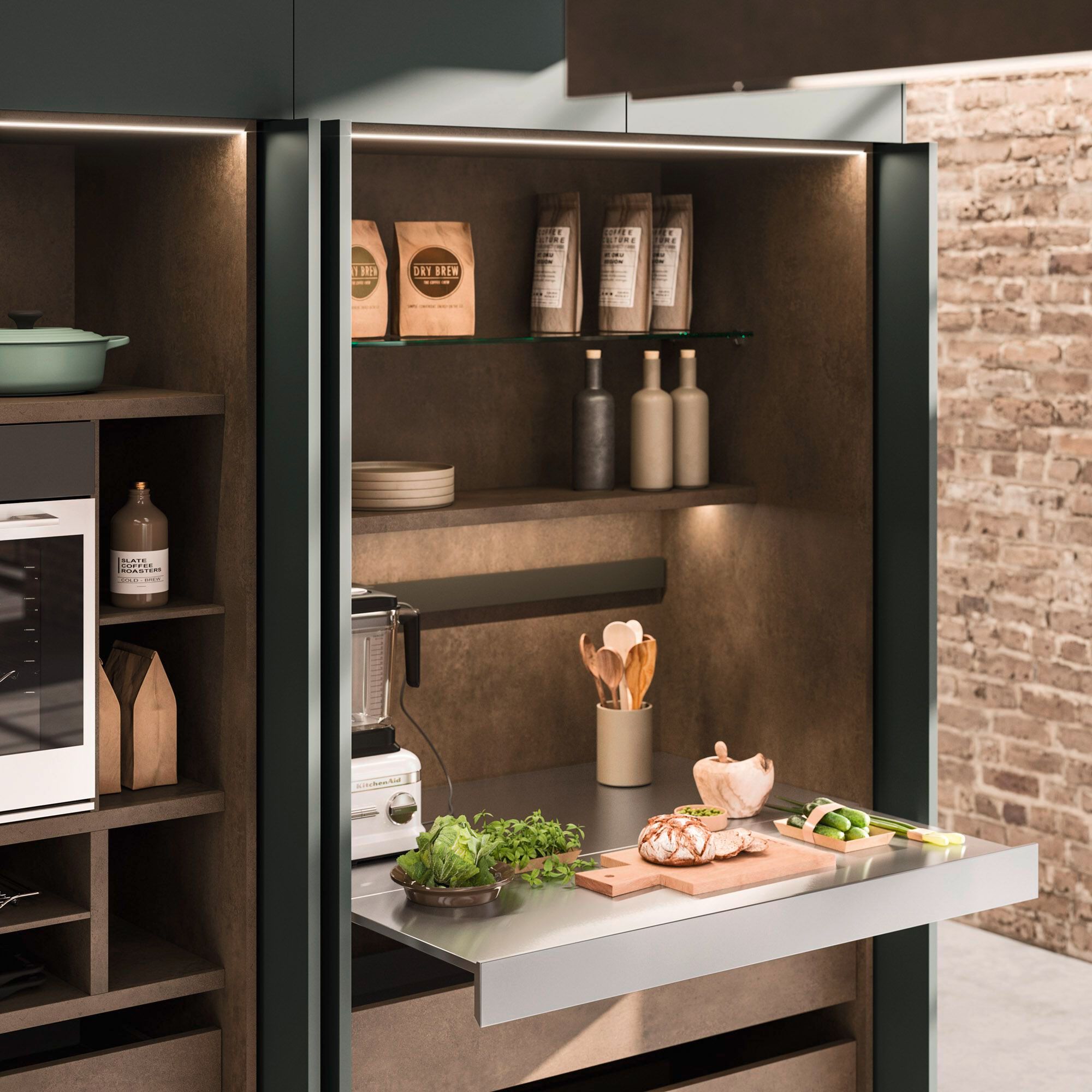 Встроенная кухня с островом Arrital Ak_Project ARCH-00022301 - Вид №11