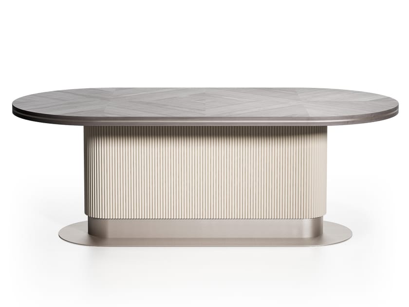 Деревянный овальный стол CPRN HOMOOD Cocoon ARCH-00141099