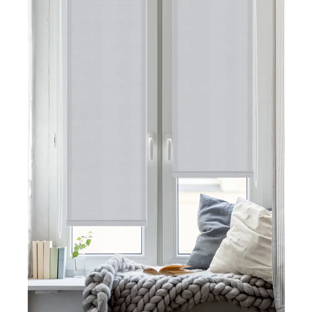 Штора рулонная Inspire Шантунг 70x160 см серая STLM-2189618 - Вид №5