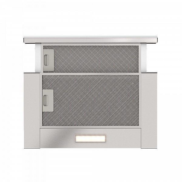 1184241 Вытяжка телескопическая ELIKOR Интегра Glass 50Н-400-В2Д серебристый/белый STDN-0049081 - Вид №2