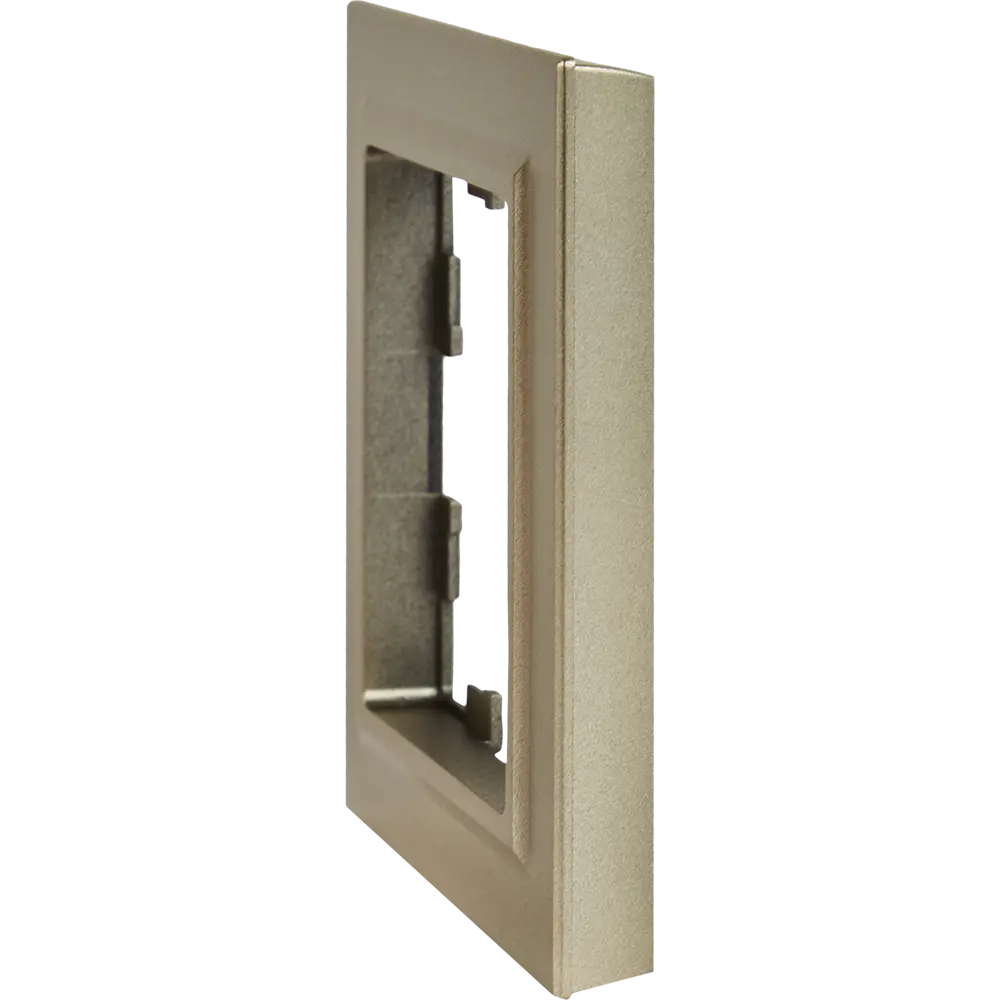 Рамка IEK Brite для розетки и выключателя в элегантном цвете шампань 87761363 STLM-1563446 - Вид №1