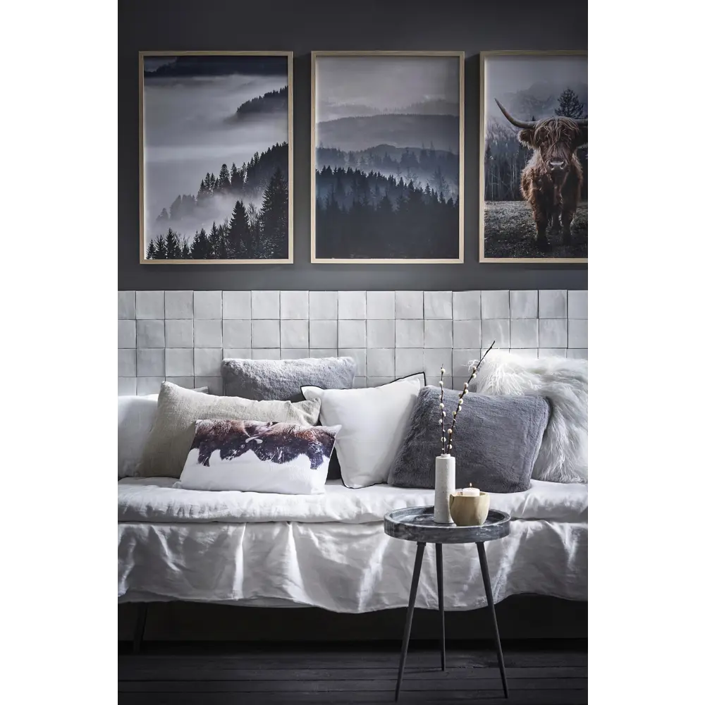 Подушка Inspire Swanny 45x45 см цвет серый 82485721 STLM-2047664  - Вид №3