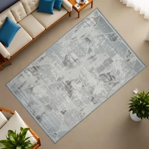 Ковер Elisa Olivia 4765A Grey-Grey 100x200 см Полиэстер цвет Серый