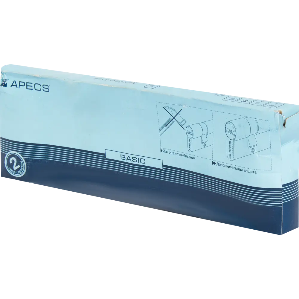 Врезной замок Apecs 2200/60-G с золотистой отделкой для входных дверей 82207312 STLM-0021987 - Вид №2