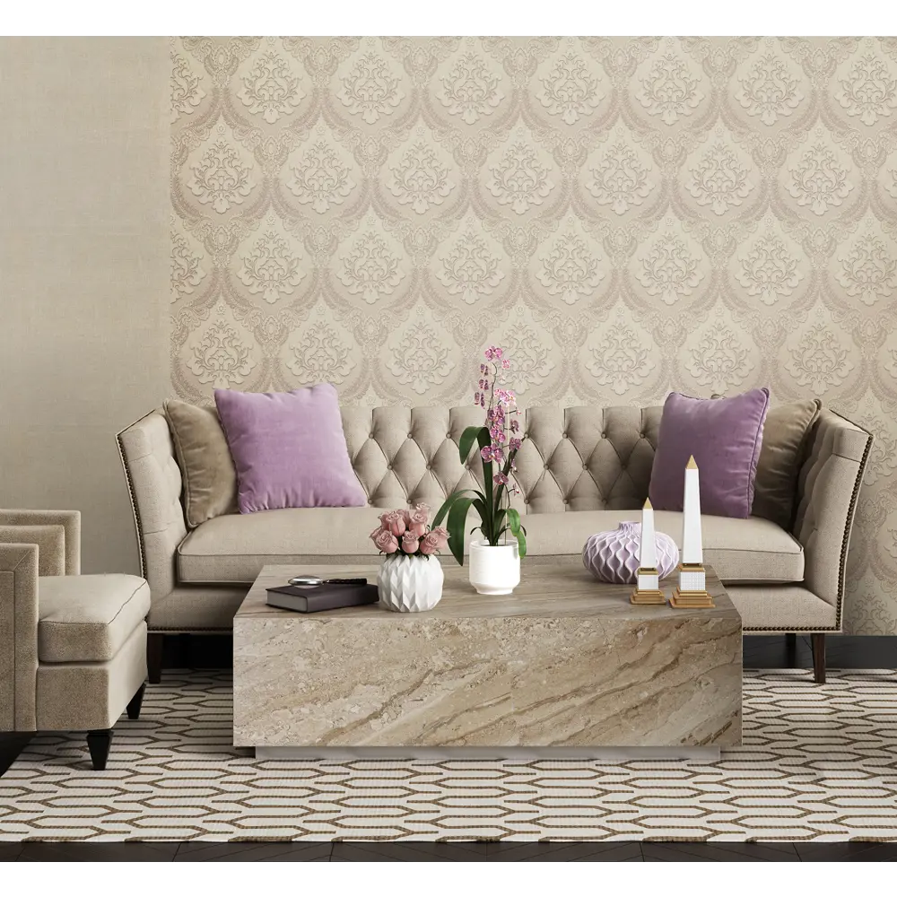 Обои флизелиновые Артекс Фабиана серые 1.06 м 10661-02 STLM-2017522 - Вид №3