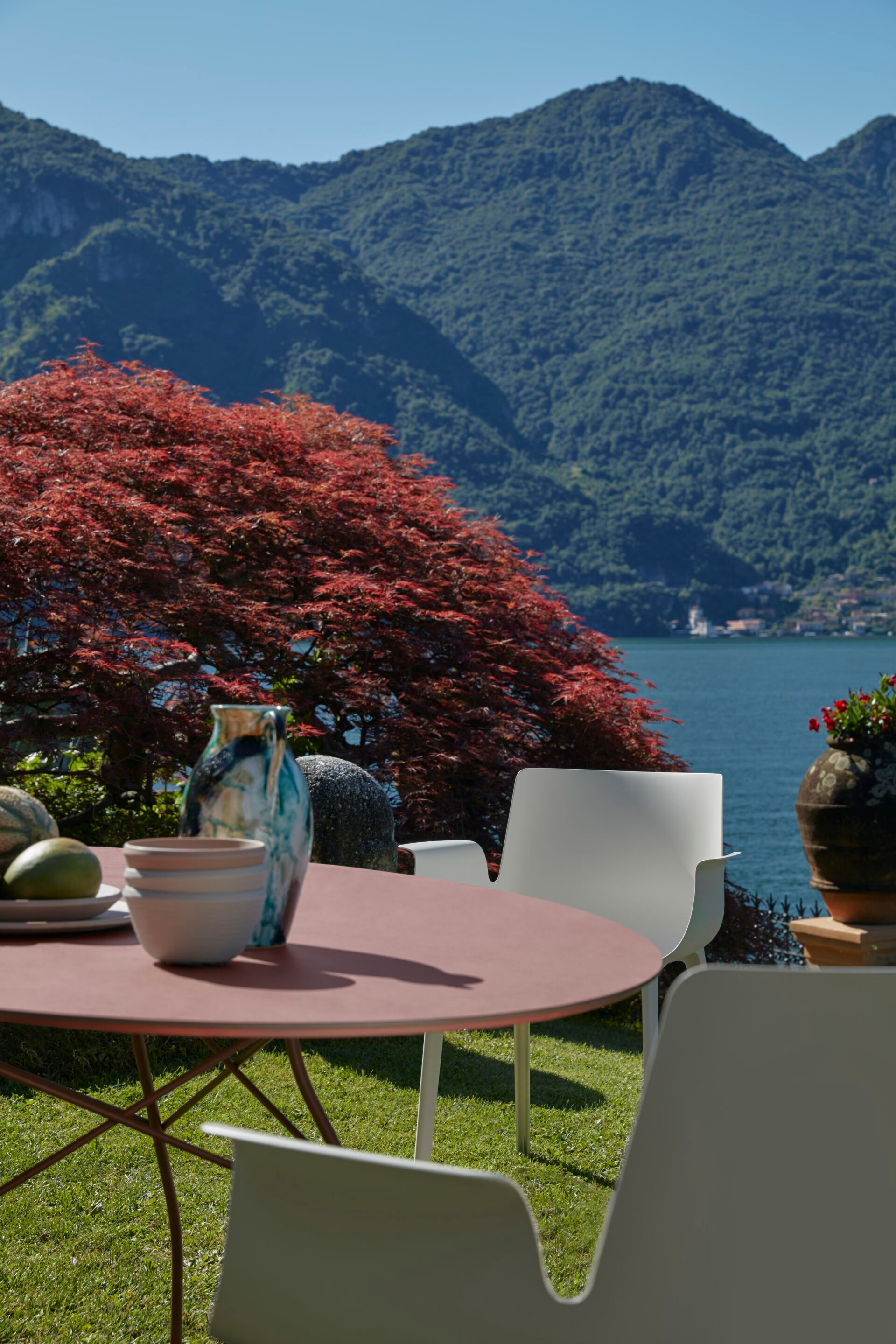 Круглый обеденный стол из керамогранита Kartell GLOSSY XXL ARCH-00076055 - Вид №1