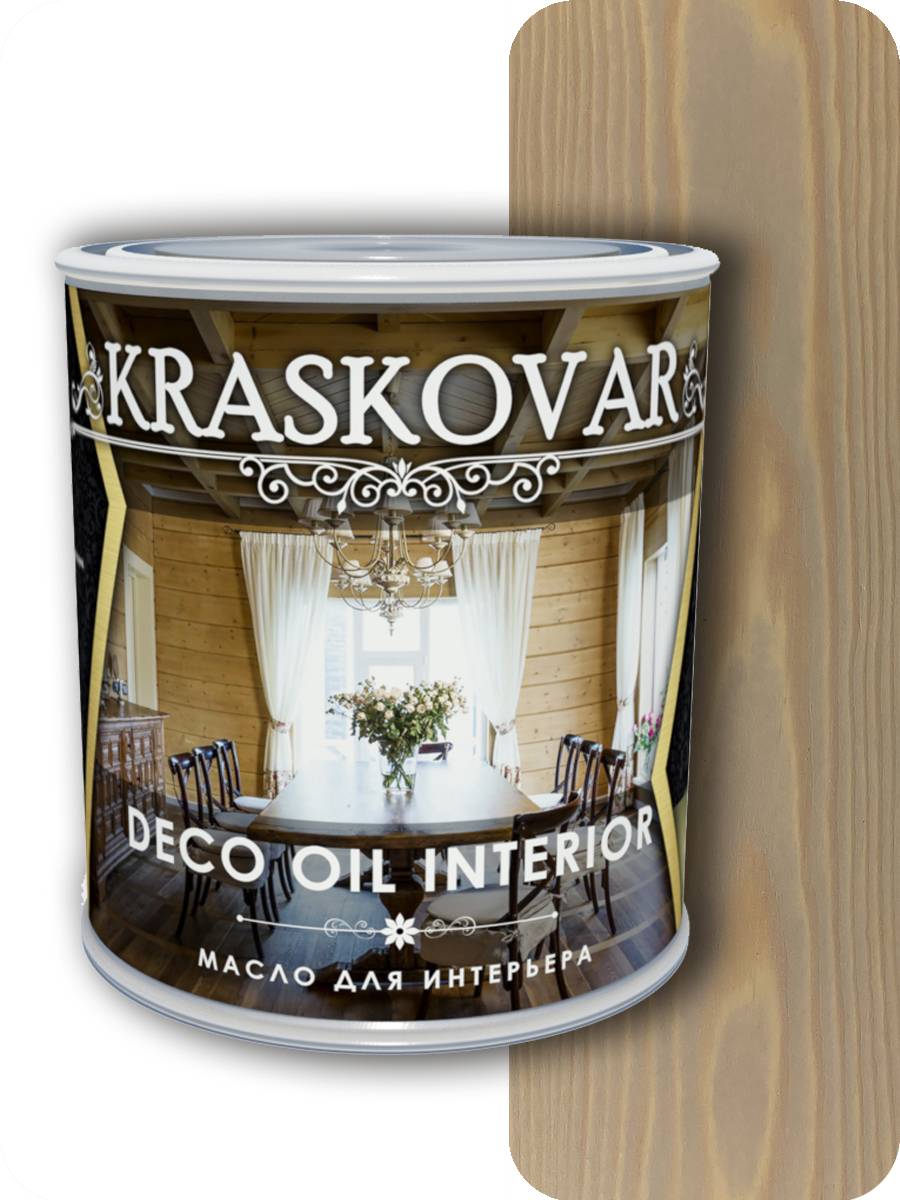 90234472 Масло для интерьера Deco Oil Interior Крем-брюле 0.75 л STLM-0142621 KRASKOVAR