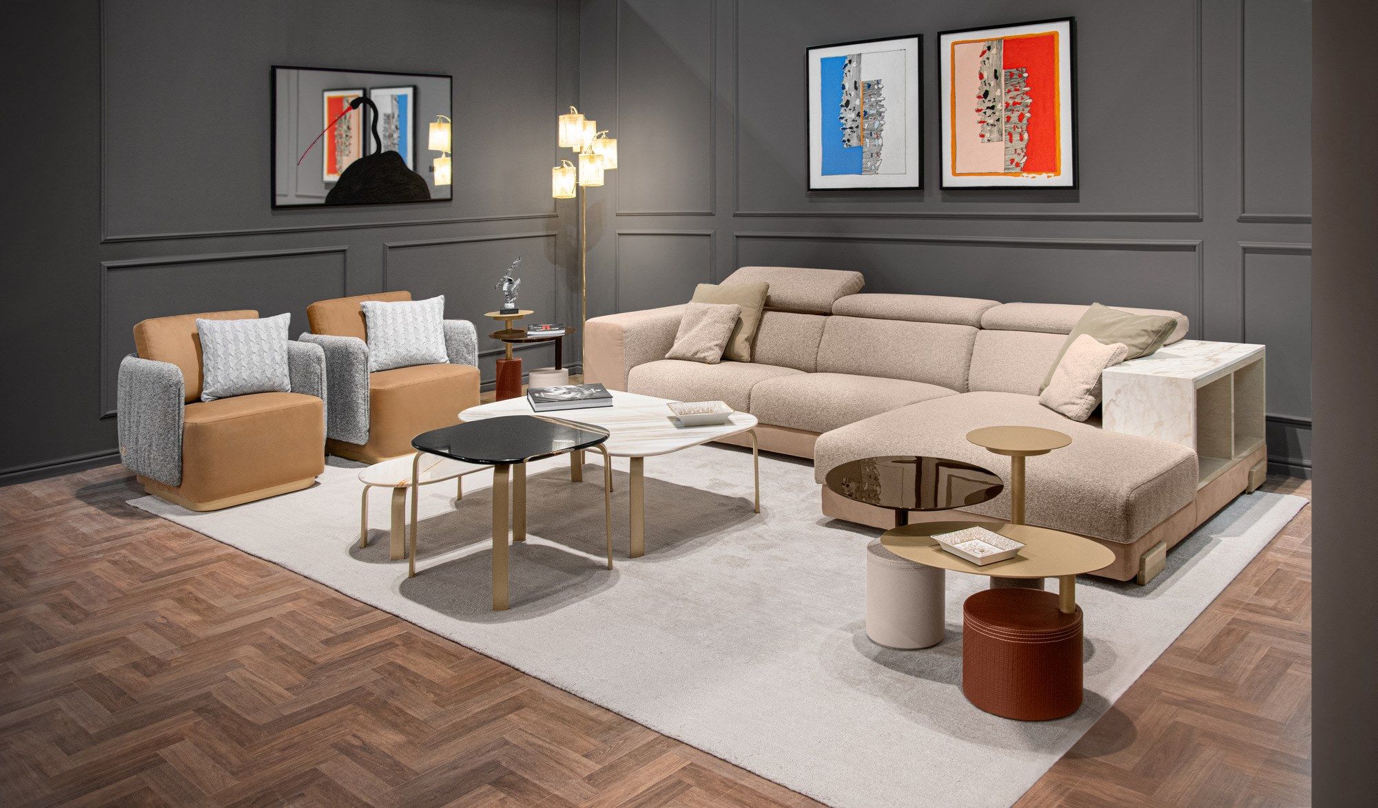 Журнальный столик из черного мрамора Marquina Formitalia ARCH-00073236 - Вид №7