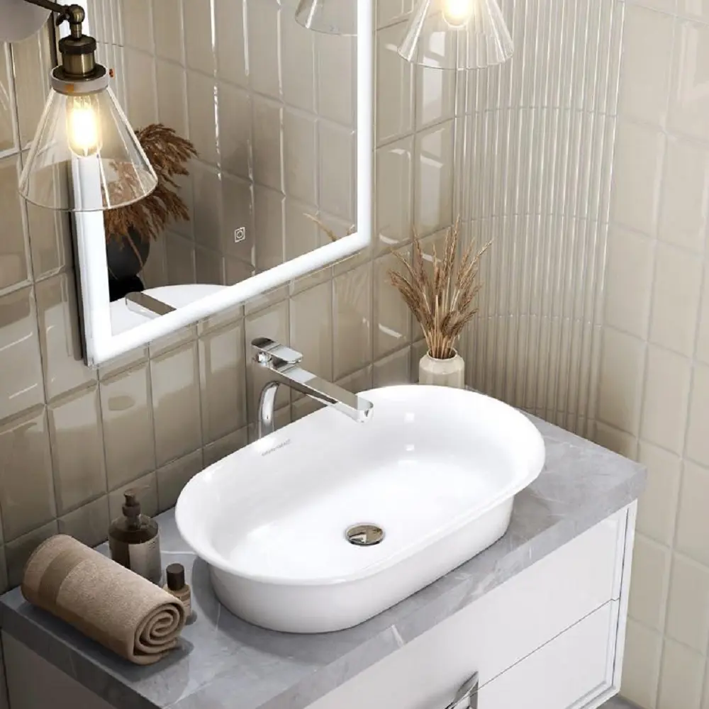 Плитка настенная KREAFORTA Руасси 9.9x20 см 0.792 м² цвет бежевый STLM-2137122