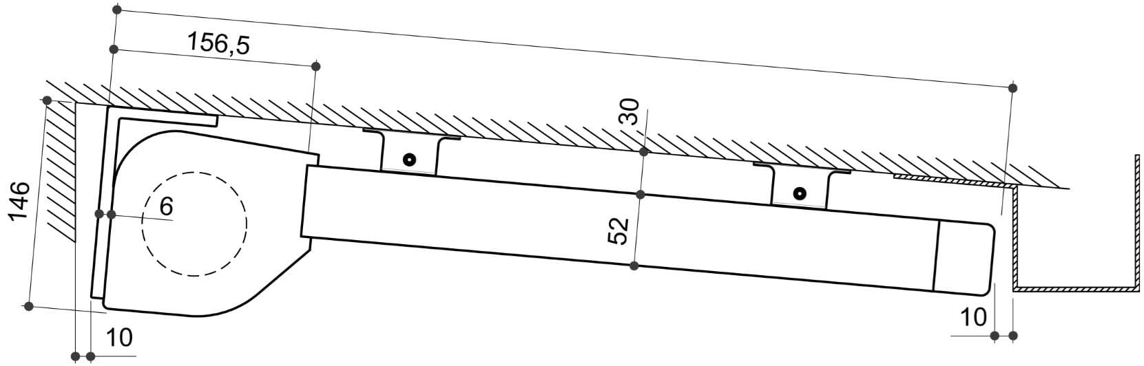 Навес с откидным верхом с боковыми направляющими HELLA VIDRIO PLUS ARCH-00085733 - Вид №3