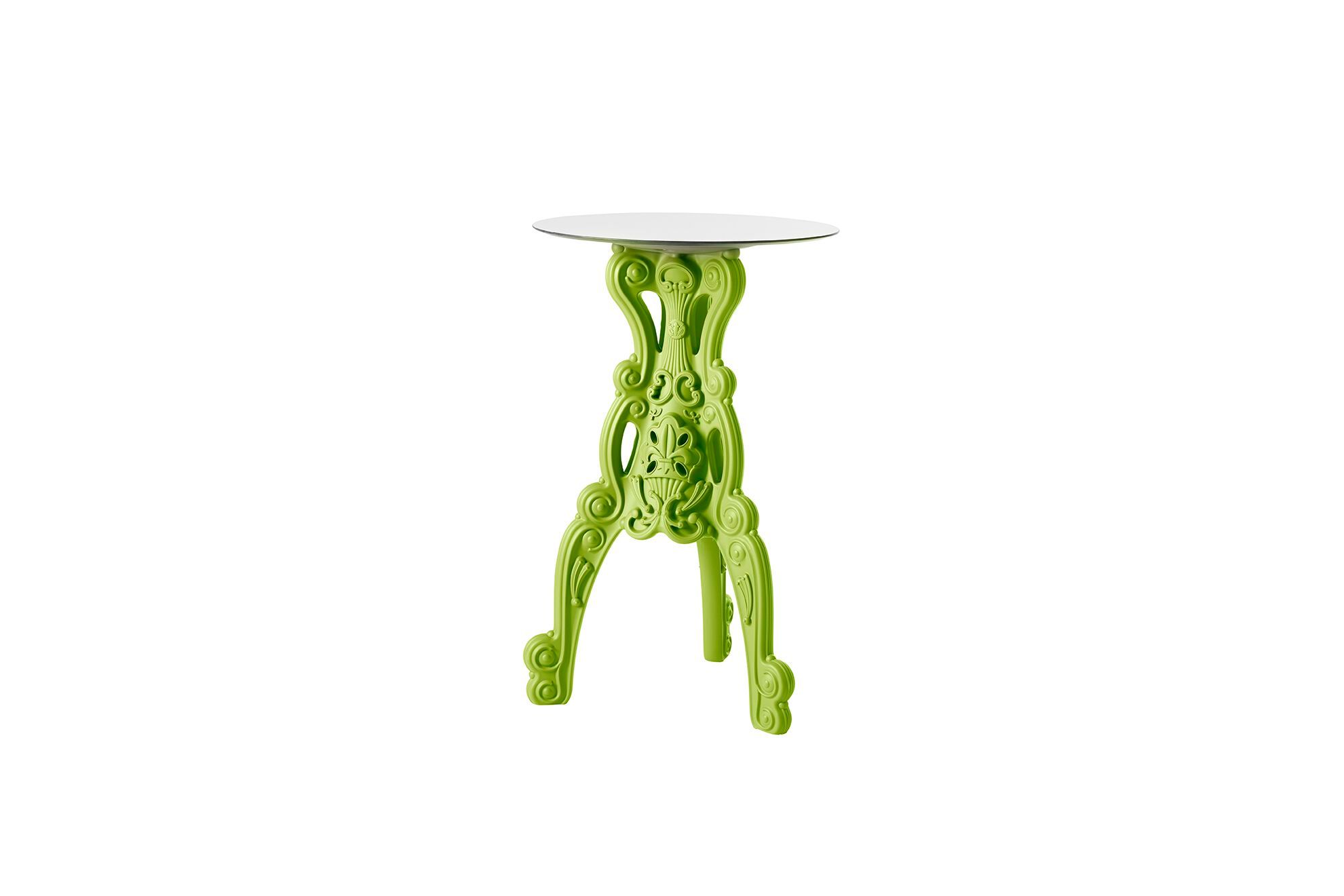 Высокий круглый стол из полиэтилена для контракта SLIDE Дизайн любви ARCH-00080723 - Вид №9