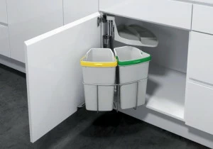 Würth Стальной кухонный контейнер для раздельного сбора мусора Sistema di smistamento rifiuti