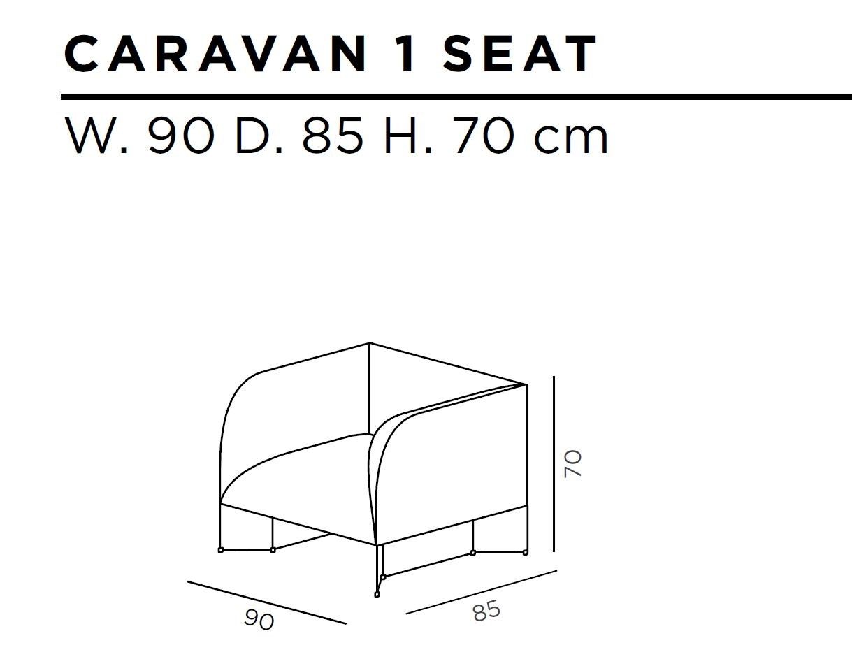Кожаное кресло с подлокотниками DE CASTELLI Караван ARCH-00132604 - Вид №1