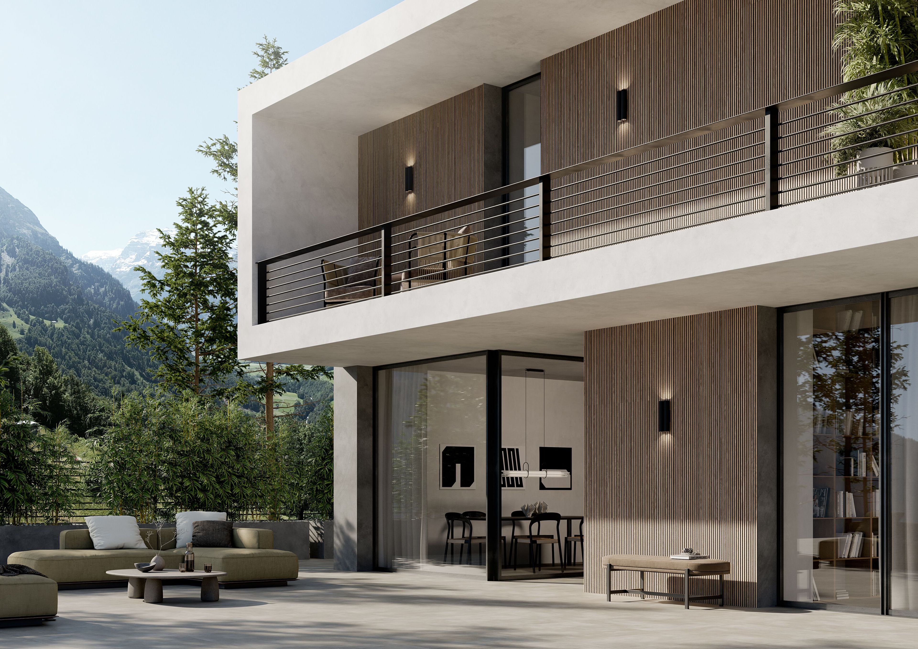 Трехмерная поверхность из глазурованного керамогранита под дерево Ceramica Rondine CANNÈ ARCH-00069049 - Вид №8