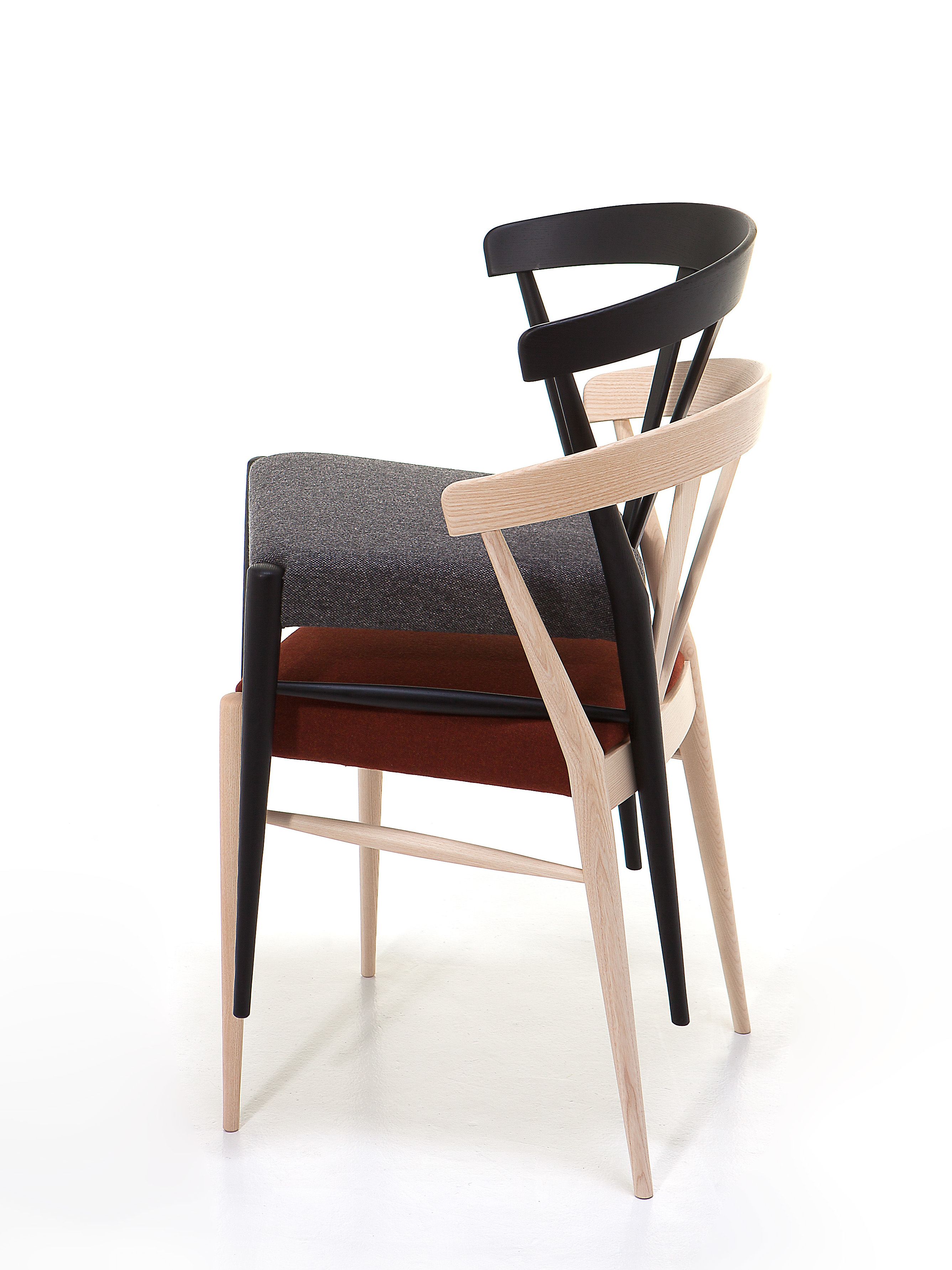 Мягкий штабелируемый стул Cizeta имбирь ARCH-00106870 - Вид №2