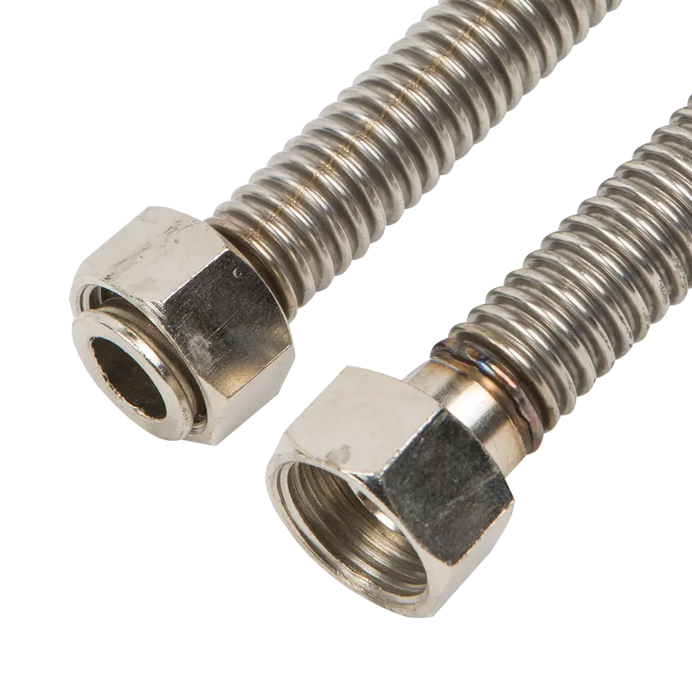 Гибкая подводка для газа сильфонного типа 1/2" гайка-гайка 80 см Santreyd STLM-2109677 - Вид №1