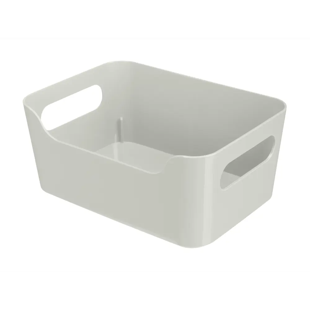Корзина Сканди 17x7.5x12 см полипропилен цвет светло-серый 89351036 STLM-2125100 Santreyd Scandi - Вид №1
