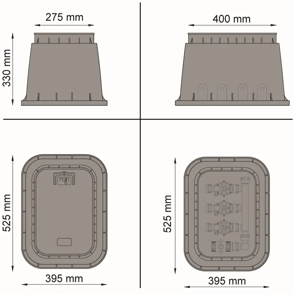 Клапанная коробка RAIN Standart для систем полива 81874352 STLM-0013871 - Вид №3