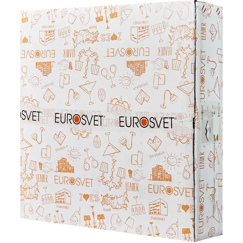 Светильник потолочный светодиодный Eurosvet Jeremy 90253/1 с пультом управления, 14 м², регулируемый белый свет, цвет черный STLM-2096624 - Вид №8