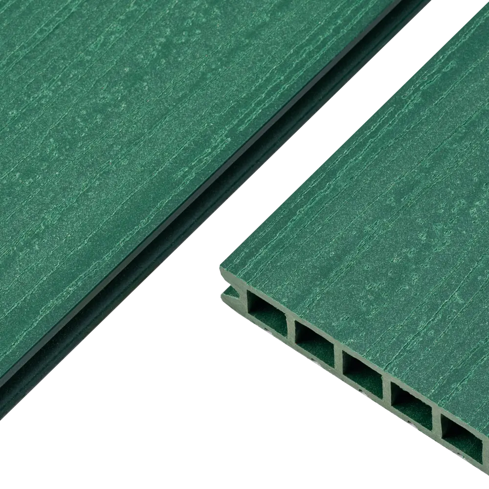 Террасная доска ДПК MultiDeck цвет Изумруд 3000x150x27 мм. Вельвет 0.45 м² МУЛЬТИДЕК STLM-2190770 - Вид №2