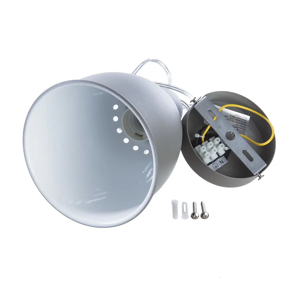 Светильник подвесной Braccio 1 лампа 3 м2 цвет серый Arte Lamp STLM-2119524 - Вид №6