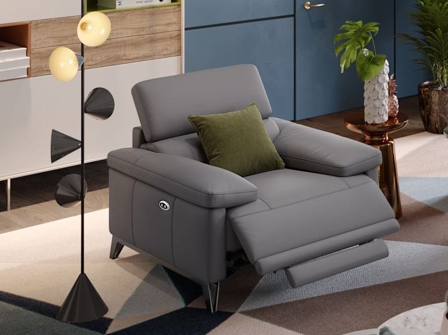 Кожаное кресло с подлокотниками Sofanella Celano ARCH-00135209 - Вид №4