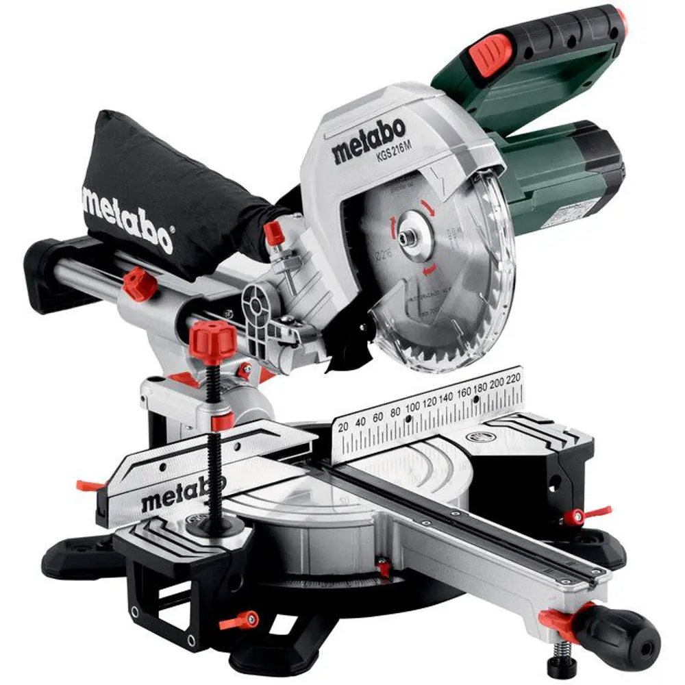 Пила торцовочная сетевая Metabo KGS216M 613216000, 1500 Вт, 216 мм STLM-2208464