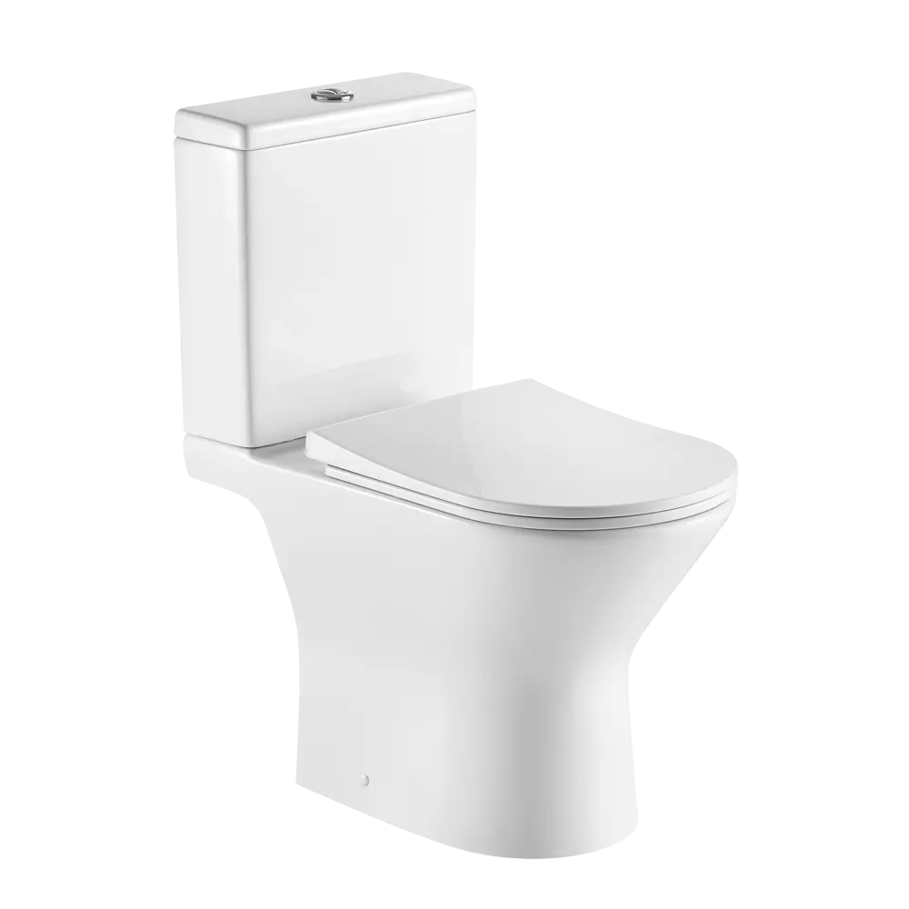 Унитаз-компакт KONSENSA Нарни AB 122B3 безободковый сиденье с микролифтом двойной смыв цвет STLM-2155745