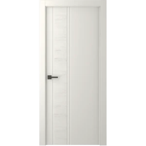 Дверь межкомнатная Твинвуд 1 глухая эмаль цвет жемчужный 80x200 см (с замком)