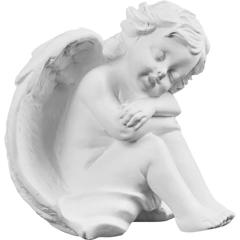 Статуэтка Ангел белый керамика 15.5x15x15.5 см микс Atmosphera STLM-2003156